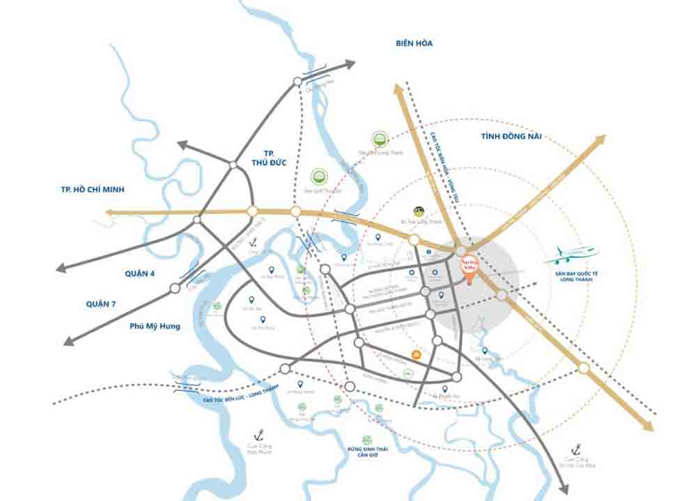 Các Bước mua căn hộ Spring Ville Nhơn Trạch đơn giản 5 Vị trí dự án Spring Ville Nhơn Trạch