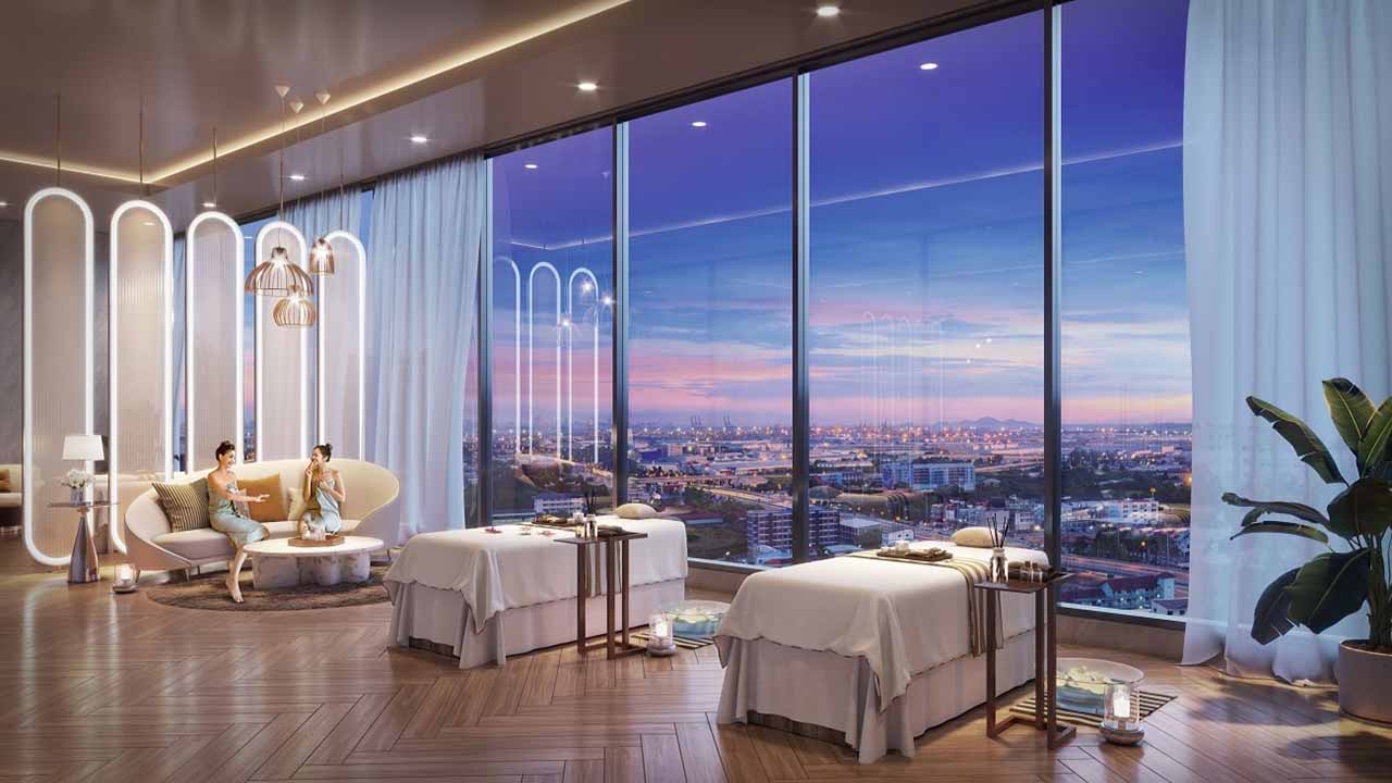 Căn hộ Essensia Sky Nhà Bè 7 1 góc view từ dự án Essensia Sky