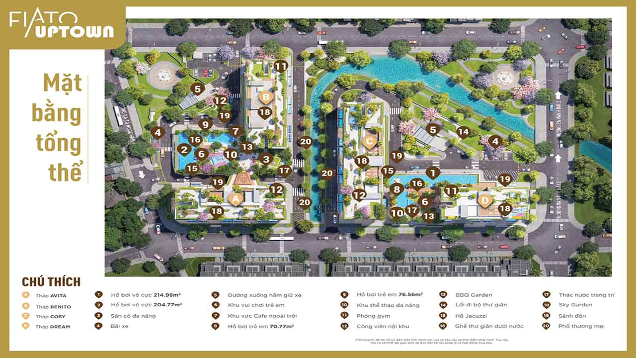 Phân tích tiềm năng đầu tư căn hộ Fiato Airport City 6 Tiện ích Fiato Airport City