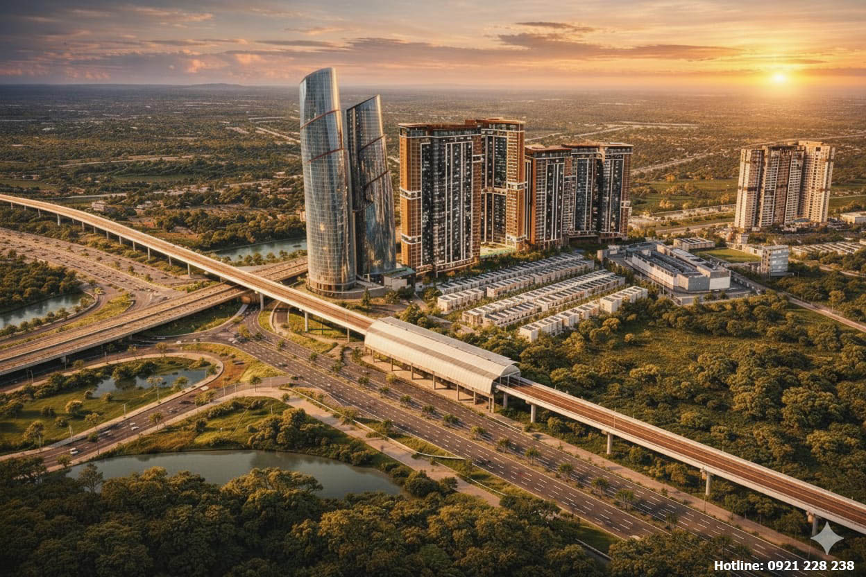 du-an-one-era (13) Phối cảnh tháp căn hộ One Era bên trục giao thông chính