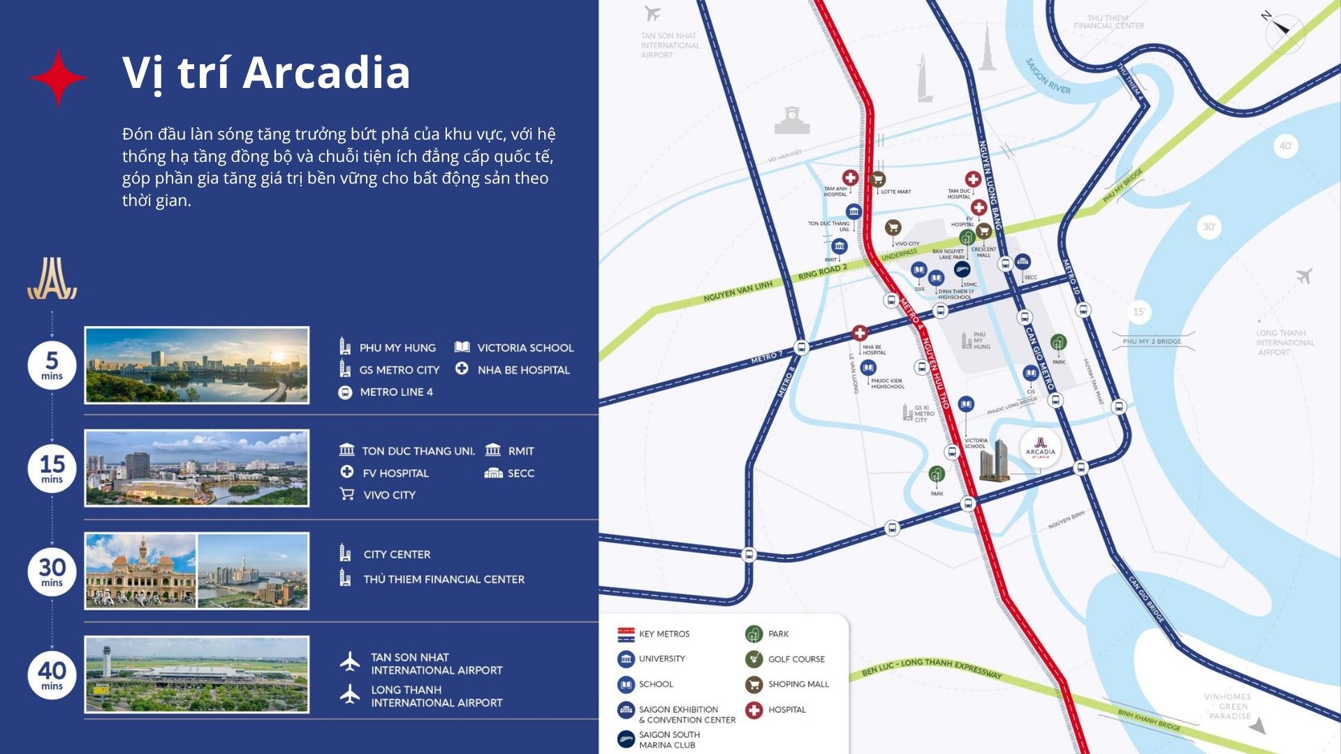 Căn Hộ Arcadia – Sống Chuẩn Thượng Lưu, Đầu Tư Sinh Lời Bền Vững 10 Vị trí căn hộ Arcadia
