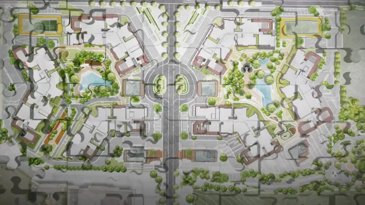 Mặt bằng Norton Park: 2 phân khu, 6 tháp và cách chọn căn đẹp 8 Mặt bằng tổng thể Norton Park Gamuda Land