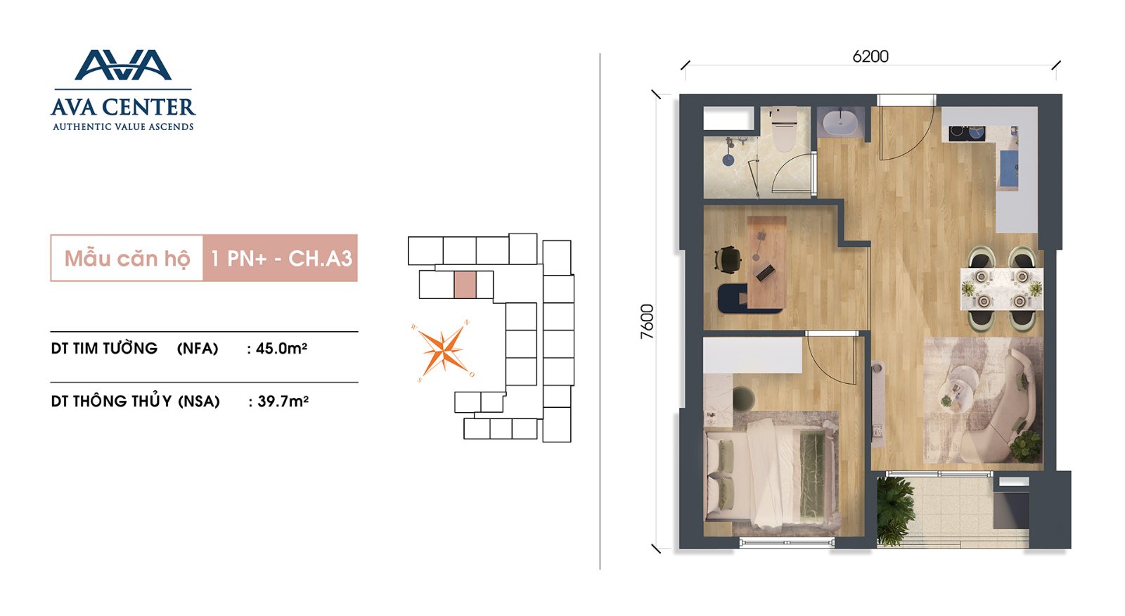 AVA Center Thuận Giao: Giá Chào Bán, Pháp Lý Gốc Và Có Nên Mua 12 Mặt bằng căn hộ mã CH.A3 dự án AVA Center