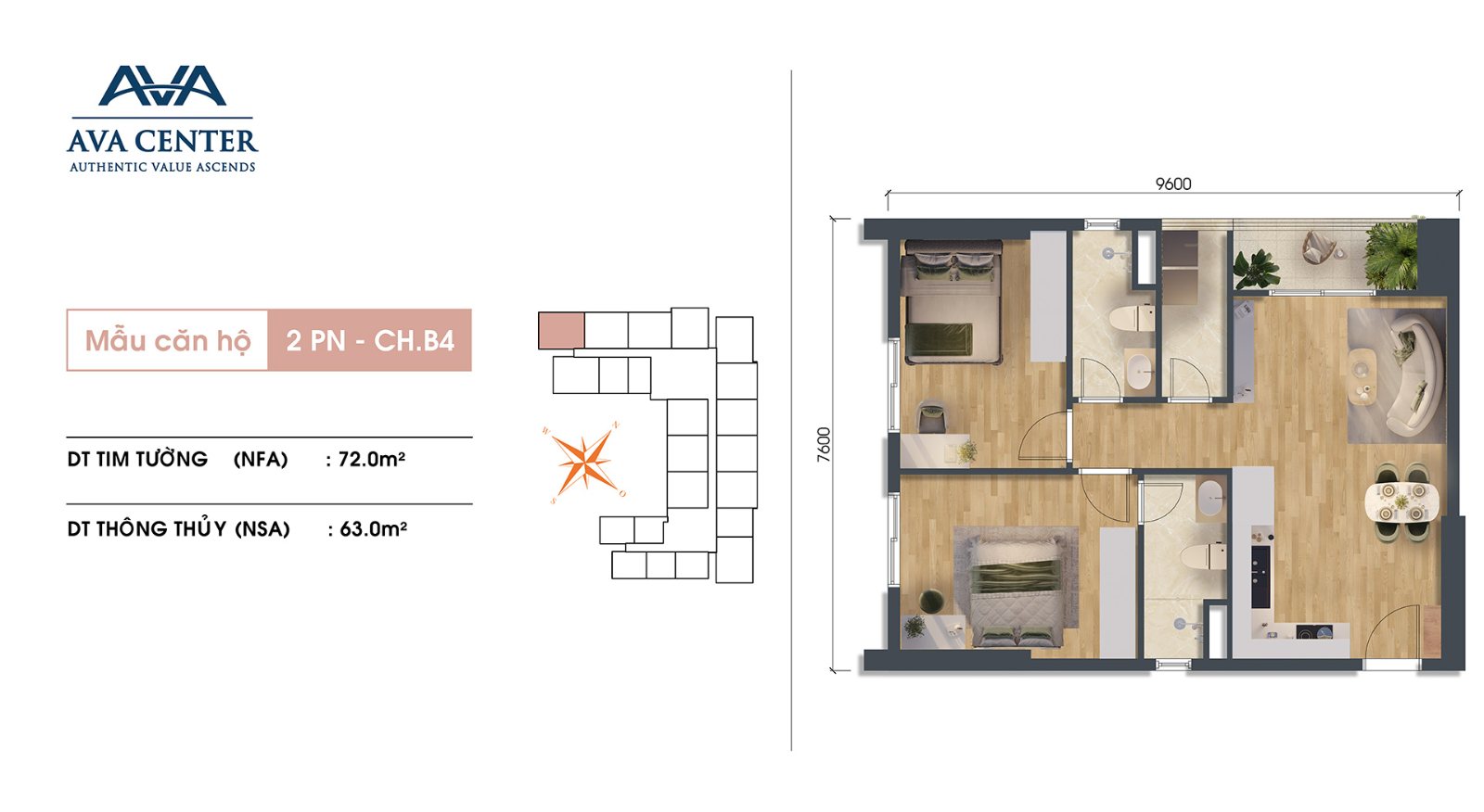 AVA Center Thuận Giao: Giá Chào Bán, Pháp Lý Gốc Và Có Nên Mua 16 Mặt bằng căn hộ mã CH.B4 dự án AVA Center